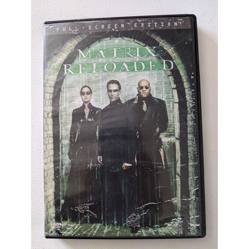 The Matrix Reloaded (DVD, 2003) Full Screen  Edition Keanu Reeves L Fishbourne